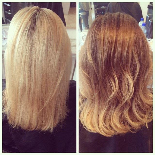 Ашық қоңыр шашқа күлді бөлектеу: фотосуреттерге дейін және кейін